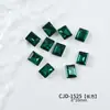 Popular Esmeralda Punta Inferior Manicura Forma Especial Diamante Multifacético Amor Hacha Super Brillante Versátil Uña Diamante Joyería Al Por Mayor