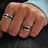2024 comercio exterior transfronterizo Amazon explosiones joyería anillo de acero de titanio Europa y Estados Unidos moda acero inoxidable fabricantes de joyería al por mayor