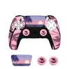 Aplicable a Cubierta de Silicona para Mando de PS5 Set de Protección de Mando con Temática de Juego para PS5 Cubierta Suave de Silicona Amigable con la Piel Pegatinas de Control Táctil