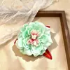 Pasador floral, pasador de pelo súper de hada para mujer, accesorio para el pelo de peonía estilo antiguo, tocado de flor artificial para sesiones de fotos, accesorio para el pelo de playa