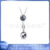 Pangadora Collar Chapado en Cobre Plata S925 Collar de Astronauta Globo Aerostático Collar de Moda Avanzado Infantil de Lujo Ligero