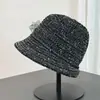 Novidades Primavera/Verão Chapéu Bucket de Tricô para Afinar o Rosto Estilo Coreano Chapéu de Pescador Simples Versátil Dobrável Feminino para Mulheres Sem Maquiagem