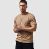 Camiseta de Algodón Puro para Hombre, Manga Corta, Corte Holgado, Peso Pesado, Estilosa, Limpia, Retro, Color Sólido, para Uso Casual Diario