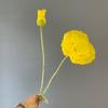 Cenário de Arranjo de Flores Artificiais Amarelas Rosas Falsas Arranjo de Flores Estilo Floresta de Casamento Flores Adereços Decorativos