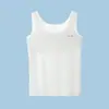 Ropa interior para estudiantes en período de desarrollo para niñas, estilo largo con tirantes anchos, chaleco pequeño de primera etapa para niñas de secundaria y preparatoria, camisola anti-golpes