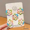 Pasador de Flor Estrella Color Caramelo Pasador Jugo Dulce Dopamina Pinza Lateral Pinza para Flequillo Pinza para Mechones Sueltos del Frente Pinza BB