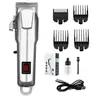 Cortador de Cabelo OEM Personalizado Cortador Elétrico Artefato para Cortar Cabelo em Casa Aparador Elétrico Self-Service Slick Back Lâmina de Alta Potência para Homens