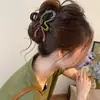 Pinza para el pelo coreana linda para mujer, tamaño grande, estilo de alta gama, adecuada para cabello grueso, pinza de tiburón, horquilla, pinza de lazo