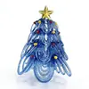 Shandong Zibo Artesanato em Vidro Enfeites Árvore de Natal de Vidro Decorações de Natal de Vidro