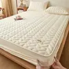 Sábana impermeable acolchada Tipo A, protector de colchón individual, funda de cama Simmons, almohadilla a prueba de orina, lavable a máquina, cubierta antipolvo engrosada