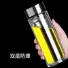 Taza de vidrio de gran capacidad, resistente a altas temperaturas, a prueba de explosiones, taza de té de doble capa engrosada para hombres y mujeres, adecuada para uso en casa, oficina y al aire libre