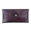 Nuevo Bolso para Teléfono de Piel de Vaca de Capa Superior para Mujer, Billetera Simple de Cuero Curtido Vegetal, Sobre de Billetera de Piel de Vaca de Estilo Japonés Retro para Hombre