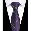Gravata Listrada Profissional de Negócios Masculina 8cm Gravata de Poliéster Personalizada Feita à Mão Gravata Masculina Fabricante de Gravatas Shengzhou