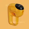 Dispensador de Comida de Patito Amarillo con Función de Presionar y Girar para Autoentretenimiento y Alivio del Aburrimiento, Juguete para Gatos, Suministros para Mascotas para Gatos y Perros, Juguete para Gatitos