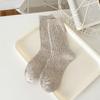 Calcetines de lana para mujer otoño e invierno calcetines de moda cálidos calcetines de tubo hilo de punta calcetines de lana gruesos calcetines de moda para mujer