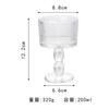 Vaso Alto Estilo Retro Ins Francés Taza para Postre Yogur Taza para Frutas Snacks Creativa Taza para Helado Copa de Champaña