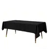 Toalha de Mesa Descartável de Plástico Mais Vendida da Amazon Cor Sólida Moderna Cor Sólida Simples Retangular À Prova D'água e de Óleo Mesa de Festa