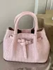 Bolso pequeño elegante y atractivo estilo coreano modelo nuevo 2026 bolso de mano de color liso bolso cruzado con patrón tejido bolso de mano exquisito