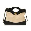 Bolso transfronterizo Yozhi estilo pequeño Chanel, nueva colección 2026, bolso de hombro patchwork de gamuza, exquisito bolso cruzado tipo sobre con cadena