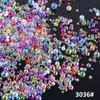 Espuma partículas pequeñas color gota de cristal pegamento DIY cuentas mágicas relleno UV cuentas pequeñas no porosas imitación sofá Blanco