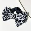 2025 Nuevo Lazo de Estampado de Leopardo Goma Grande para el Cabello Cuerda para el Cabello de Alta Elasticidad Círculo para Recogerse el Cabello en Cola de Caballo Alta Adorno de Cabeza Retro Otoño e Invierno