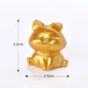 Artesanato Chen Jun doze signos do zodíaco ornamentos dourados de resina rato Boi Tigre Coelho Dragão Serpente Cavalo Ovelha Macaco Galinha Cão Porco artesanatos
