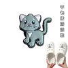 Hebilla para Zuecos Transfronterizos Serie Gatito Zuecos de PVC Adornos Desmontables para Zapatos Flor para Zapatos Adornos para Zapatos Fiesta Navideña PVC