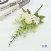 Flores de Rosa Artificiales para Decoración del Hogar, Arreglos Florales, Mini Rosas de Primavera, Flores de Eucalipto Atadas a Mano, Ramilletes de Boda
