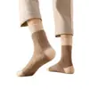 Calcetines Gruesos de Terciopelo Plus para Otoño/Invierno para Hombre, de Media Pantorrilla, Imitación Cachemir, Calcetines de Rizo Cálidos, Calcetines Largos de Felpa Súper Gruesos de Invierno, Calcetines para Dormir