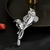 Broche de Lirio de Calas Full Diamond de Moda Nueva Decoración para Ropa de Moda Versátil Ramillete Accesorios de Decoración para Vestidos Festivos