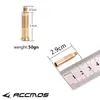Accesorios para arco y flecha contrapeso de cobre 25 contrapeso de pedido pila de contrapesos de cobre contrapeso de ajuste equilibrio de flecha fabricante ventas