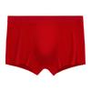 Cuecas Boxer Masculinas Vermelhas Respiráveis para o Ano de Nascimento, Boxer Shorts Vermelhos de Casamento de Ano Novo para Homens