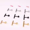 Estilo coreano moda simple nuevos pendientes largos de barra de acero de titanio para mujer al por mayor Taobao joyería personalizada transfronteriza