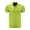 Polo de Verão de Algodão Mercerizado com Lapela para Homem Logotipo Personalizado Estampa Grupo de Compras Corporativas Camiseta de Manga Curta Roupa de Trabalho