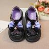 Zapatos de Cuero para Niñas Primavera y Otoño 2025 Nuevos Suela Blanda Zapatos de Princesa para Niños Moda Estilo Británico para Niñas Mocasines con Lazo