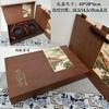 Caja de Regalo para Empaque de Té Pu 'er de Yunnan 200/357g Doble Pastel Caja de Regalo Colección Árbol Antiguo Alpino Caja de Regalo para Té Doble Pastel Caja Vacía