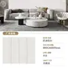 Laje de Rocha de Guangdong 800X2600X9mm Esmaltada na Superfície Luz Suave Microcimento Parede de Fundo Painel de Parede Liso Cor Sólida Aveludado