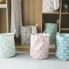Cesta de ropa sucia de estilo simple, cesta de almacenamiento de tela, cesta de lavandería para el hogar, cesta de almacenamiento de ropa sucia, cesta de ropa sucia para el baño