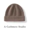 Venta al por mayor de fábrica Cachemira Transfronterizo Otoño e Invierno Estilo Nuevo Color Sólido Punto de Canalé Engrosado Protección para los Oídos Protección contra el Frío Gorro Envolvente para la Cabeza