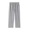 Estilo de Moda Primavera y Otoño Pantalones Deportivos de Algodón 300g Pierna Recta, Estilo Único, Unisex, Pantalones Deportivos Transpirables para Estudiantes, Soporta Impresión Personalizada