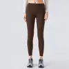 Pantalones de Pilates y Yoga Sin Costuras con Sensación de Segunda Piel para Mujer, Ajuste Delgado, Cintura Alta, Levanta Glúteos, Pantalones Deportivos para Fitness Daw180