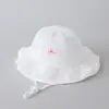 Gorro de Bebé Primavera y Verano Encaje Delgado Dulce Gorro de Princesa Protección Solar Exterior para Bebé Sombrero de Sol Sombrero de Pescador para Bebé