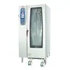 Horno de vapor universal, horno de convección eléctrico, de grado comercial, gran capacidad, asador giratorio automático para pollo y pato, horno para asar pollo estilo Nueva Orleans