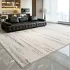 Tapete estilo italiano, minimalista, sem lavagem para salas de estar e quartos, adequado para sofás e mesas de centro, à prova d'água e resistente a manchas, com toque luxuoso, fácil de limpar e design espesso de cobertura total