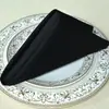 Servilleta Engrosada Escuela Hotelera Práctica Plegado Flor Servilleta Tela Decorativa Mantel Individual Paño para Limpiar Vasos Negro Rojo Etc.