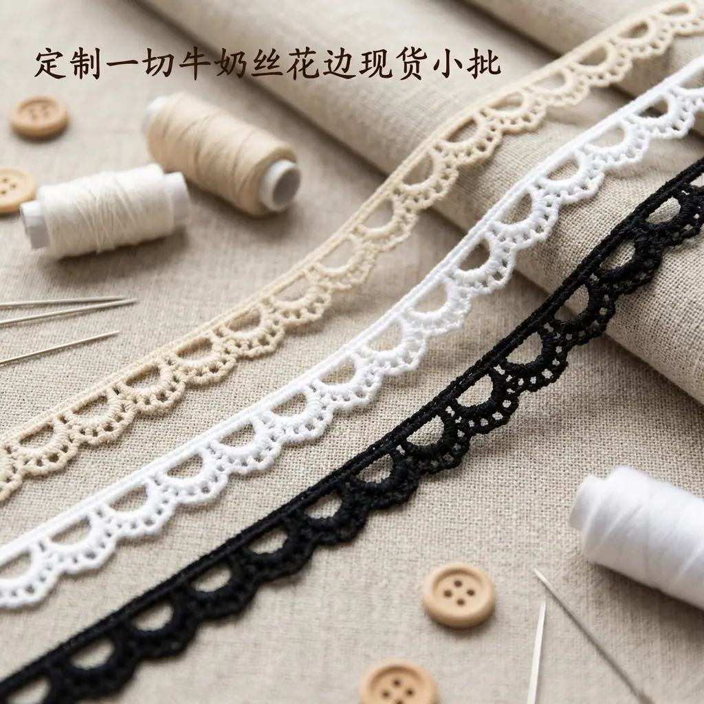 牛奶丝花边产品图