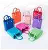 Bolsa de Praia Pequena Transfronteiriça Cor Sólida Bolsa de Viagem Impressível Bolsa para Armazenamento de Roupa de Banho Bolsa de Mão para Animal de Estimação