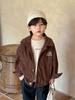 Chaqueta de Pana para Niños Ropa de Otoño para Niños 2026 Nueva Elegante Chaqueta Estilo Coreano Top para Bebé