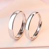 Anel de casal transfronteiriço Um par de coroa Zircon Anel de abertura de casamento simulação anel de diamante Temperamento de moda simples para homens e mulheres