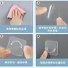 Soporte Adhesivo sin Taladro para Barra de Cortina Barra Transversal Gancho Soporte para Barra de Cortina de Puerta Soportes Telescópicos Accesorios